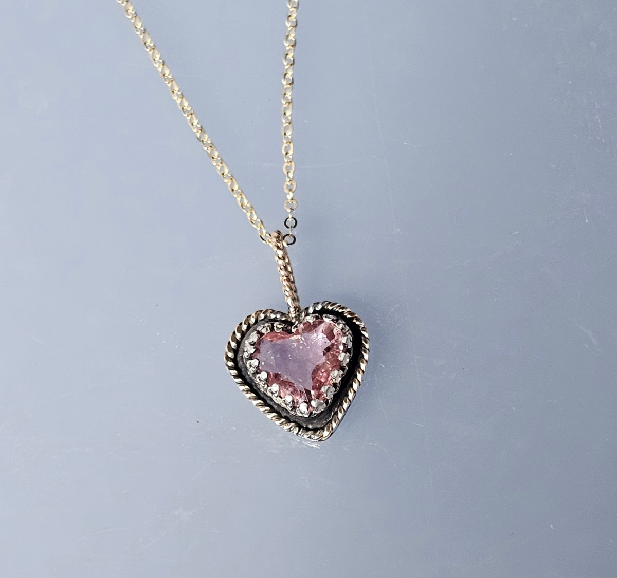 Torumaline heart pendant – Alejandra Whittier-Artisan Jewelry