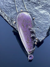 Load image into Gallery viewer, Stitchite and Alexandrite Pendant