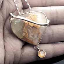 Load image into Gallery viewer, Peach Moss Agate Pendant