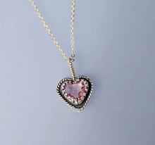Load image into Gallery viewer, Torumaline Heart Pendant
