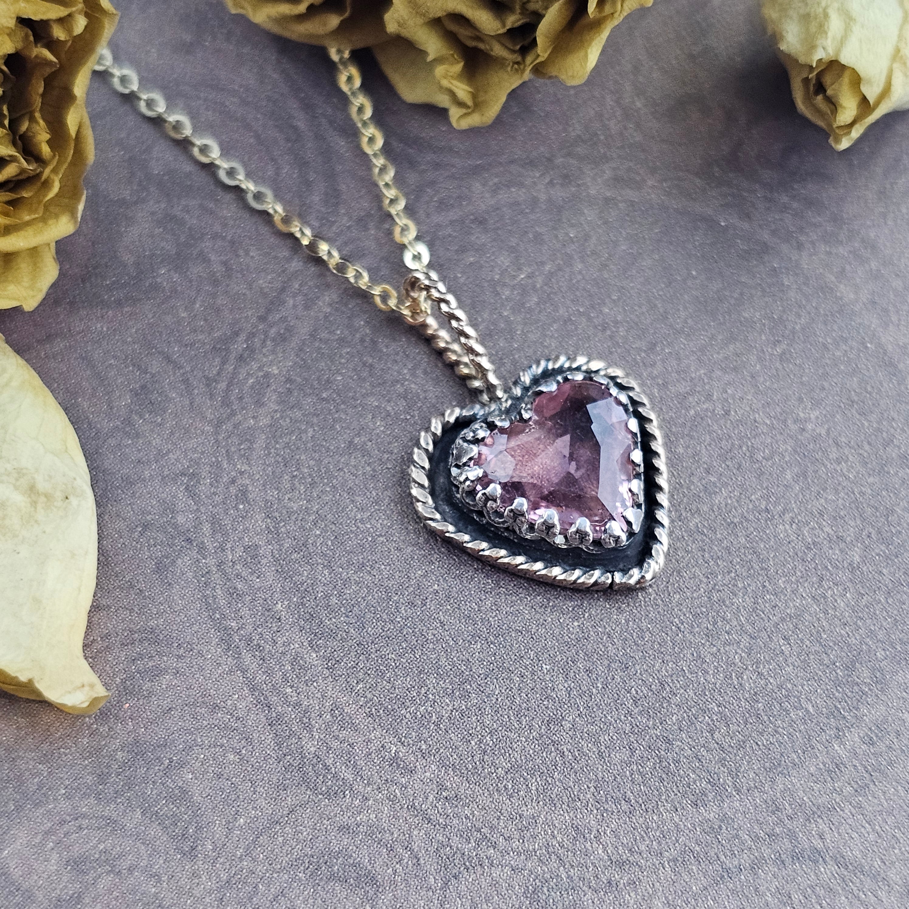 Torumaline heart pendant – Alejandra Whittier-Artisan Jewelry