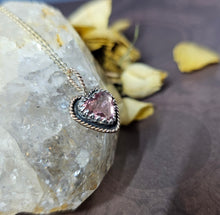 Load image into Gallery viewer, Torumaline Heart Pendant
