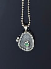 Load image into Gallery viewer, Green Onyx sterling Pendant