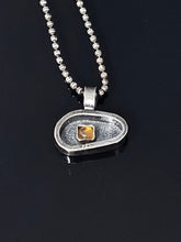 Load image into Gallery viewer, Citrine cab mini pendant