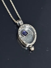 Load image into Gallery viewer, Iolite sterling Pendant