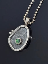 Load image into Gallery viewer, Green Onyx sterling Pendant