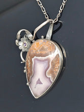 Load image into Gallery viewer, Purple Agate pendant