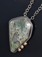 Load image into Gallery viewer, Moss Agate Pendant