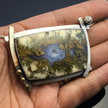 Load image into Gallery viewer, Linda Marie Plume Agate Pendant
